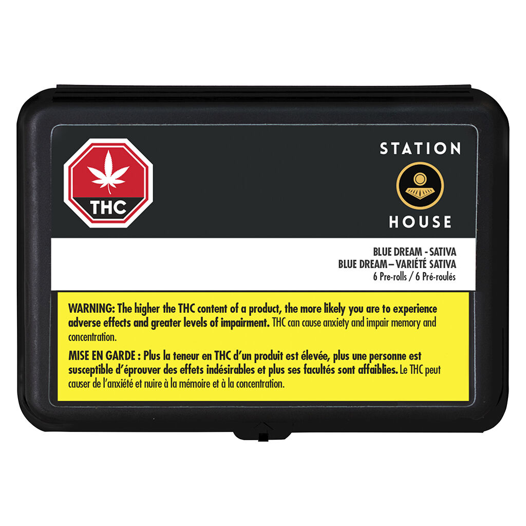 Station House - Blue Dream Pre-Rolls 12pk / - Blue Dream Pre-Roll 12x0.5g Pre-Rolls